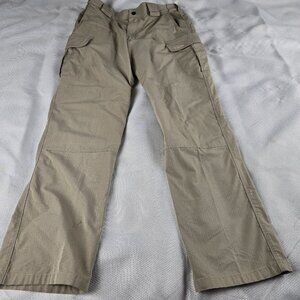5.11 Tactical Stryke Pants Mens 32x34 Beige Cargo Utility Ripstop 74369 055